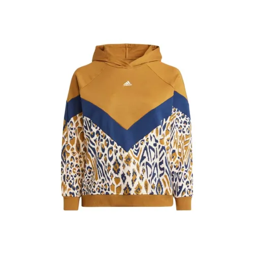 Adidas Sportswear Collection Adidas X Farm Rio Толстовка Женская Медный Формирование Полуночный Индиго