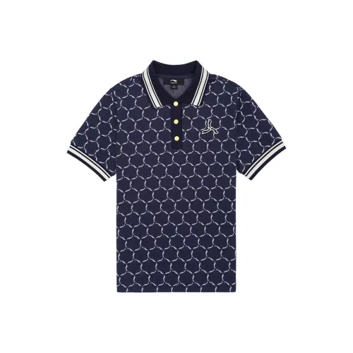 LI NING 1990 Темно-морской синий Женское Поло