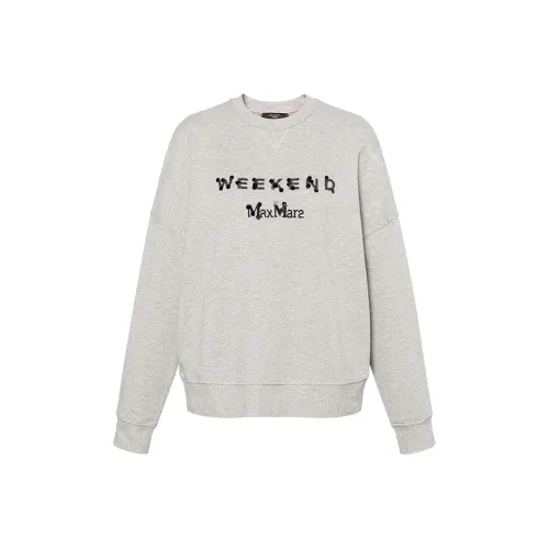 WEEKEND MaxMara Средне-серый Женские Свитшоты