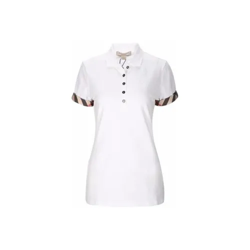 Burberry Поло Женское Белое