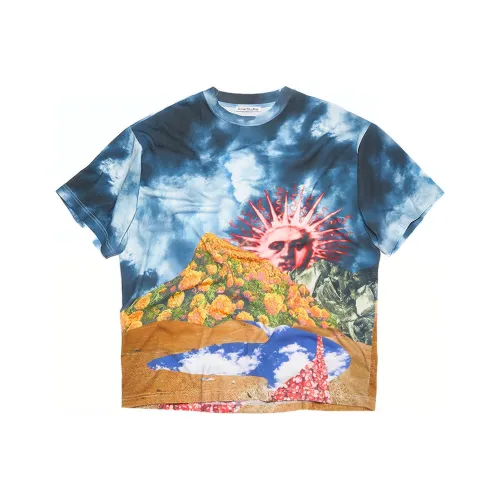 ACNE STUDIOS Стандартная T-рубашка Женская Синяя