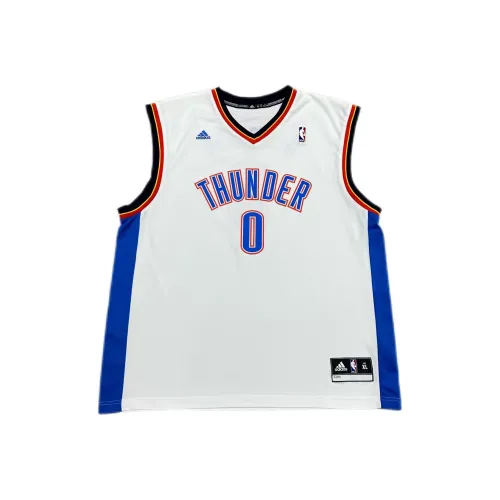 Adidas Баскетбольная Джерси Унисекс Белая