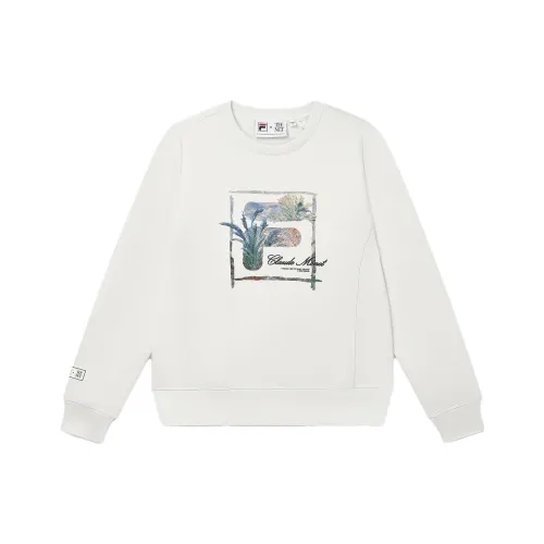 FILA Фарфоровый белый Женские Свитшоты
