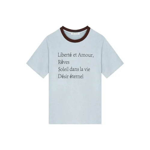 VEGA CHANG T-рубашка Женская Синяя Коричневая Многоцветная