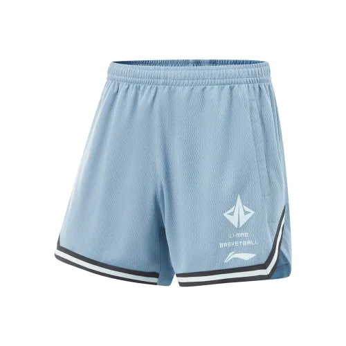 LINING Баскетбольные шорты Мужские Дикий Серый Синий