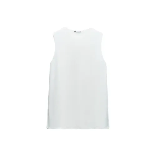 ZARA Белые Женские Футболки