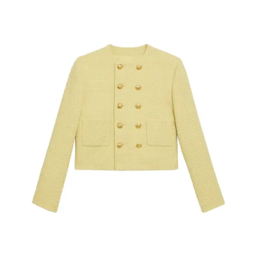 CELINE Куртки и Пальто Женские Светло-Желтые