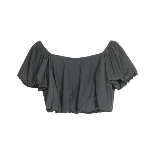 BLUEerror Рубашка Женская Джинсовая Серого цвета