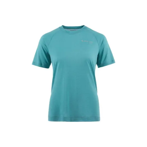 Klattermusen Groa T Рубашка Женская Синяя Зеленая