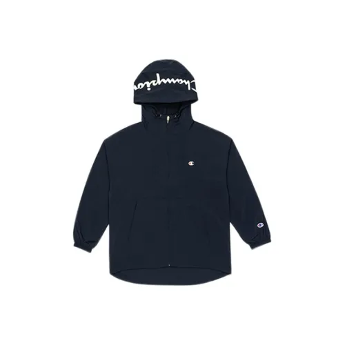 Champion Куртка Японская версия Женская Темно-синий
