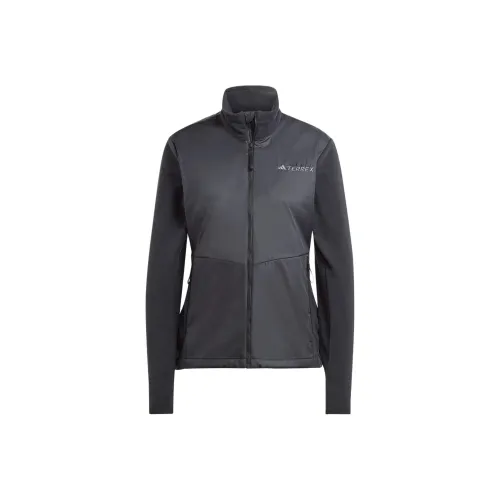 Adidas MULTI Ветер Куртки и Пальто Женские Черные