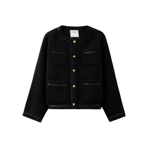 EGGKA Черные Женские Куртки