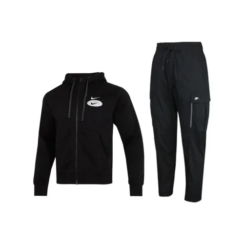 nike Sportswear Swoosh League Толстовка Комплект Мужской Черный