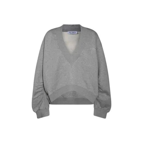 The Attico Свитшот Женский Серый