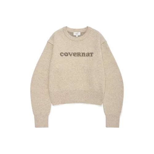 COVERNAT Овсяный Женские Трикотаж