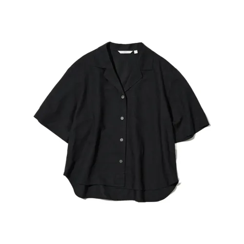 UNIQLO Черные Женские Рубашки
