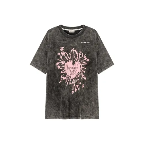 NO ONE ELSE Т-рубашка с оборванным рукавом унисекс