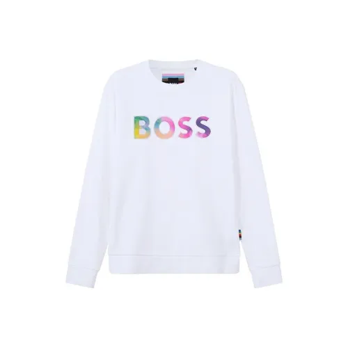 HUGO BOSS Белый Женские Свитшоты