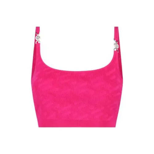 FANSIZHE SS23 Без бретелек Топ Женский Розовый