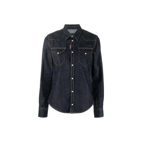 DSQUARED 2 Синие Женские Рубашки