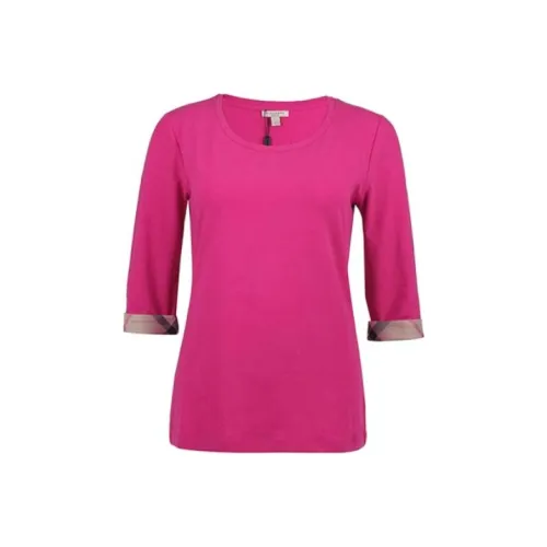 Burberry Розовый Красный Женские T-рубашки