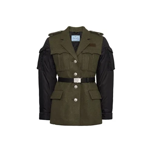 PRADA Зеленые Женские Куртки