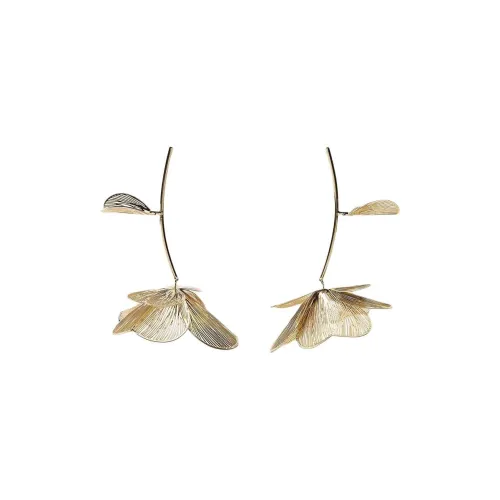 ZARA Серьги из металла женские золотые