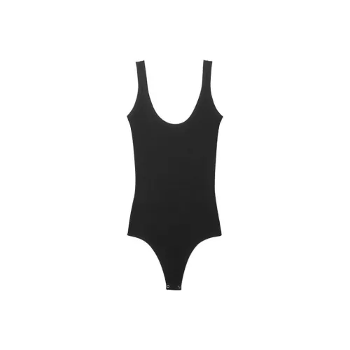 MICHAEL KORS Ткани в рубчик эластичная вискоза комбинезон женский черный