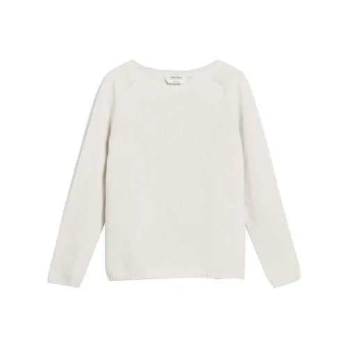 'S MAX MARA Белый Женские Кашемировые Свитеры