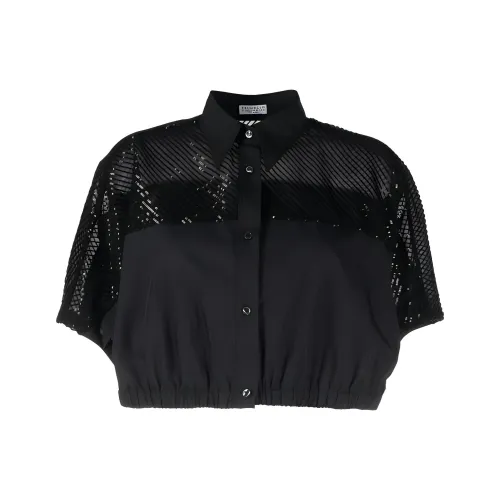 BRUNELLO CUCINELLI Рубашка Женская Черная