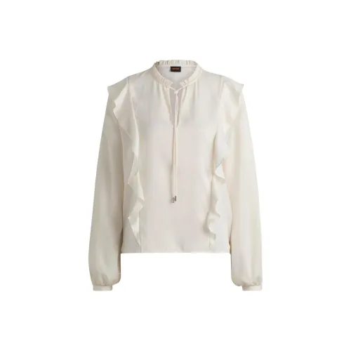 HUGO BOSS Белые Женские Рубашки