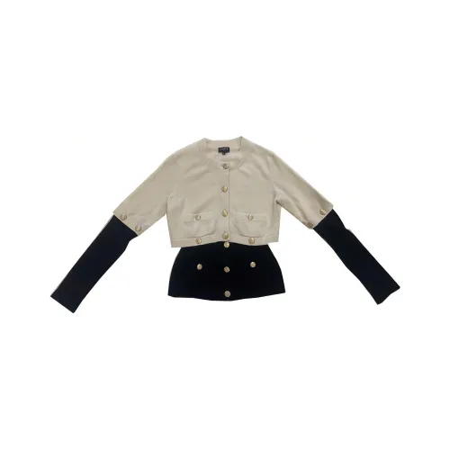 CHANEL Бежевый Женская Трикотажная Одежда