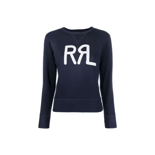 DOUBLE RL SS22 Толстовка Женская Темно-синяя