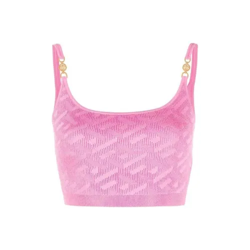 VERSACE Светло-розовые Женские Камисоли