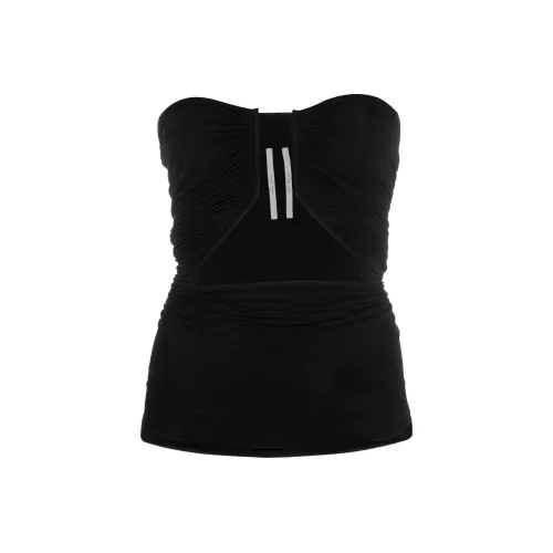 RICK OWENS Черные Женские Топы без бретелек