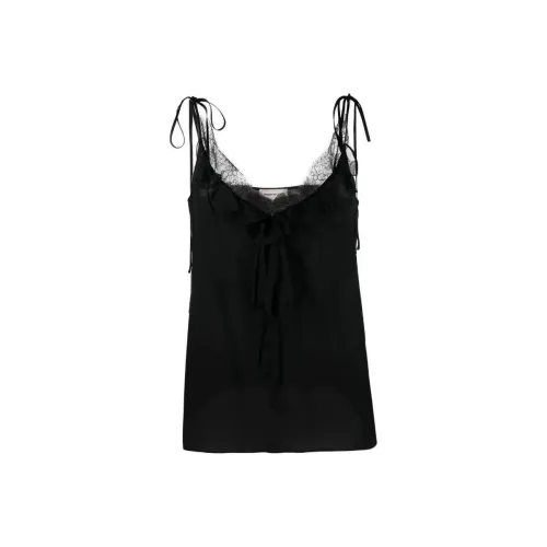 Alexander McQueen Черные Женские Камисоли