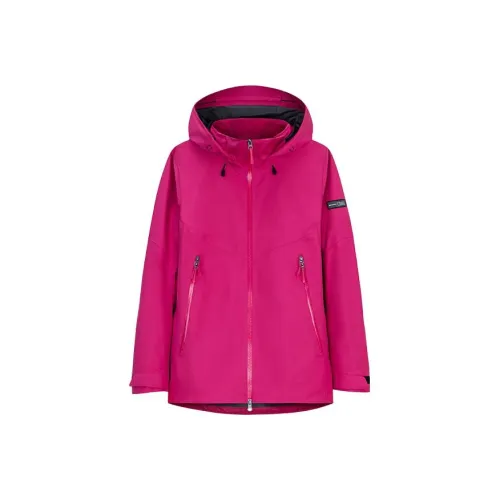 Anta Outdoor Collection Темно-пурпурно-розовые Женские Куртки