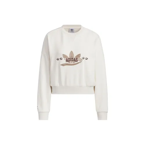 Adidas Originals Trefoil Свитшот Женский Розовый Белый