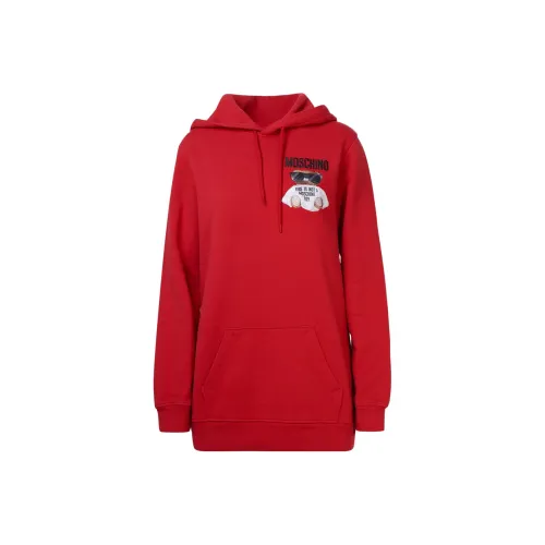 MOSCHINO Красный Женские Свитшоты