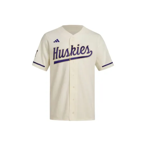 Adidas Washington Full Пуговица Джерси Волейбол Джерси Мужской Сливочный