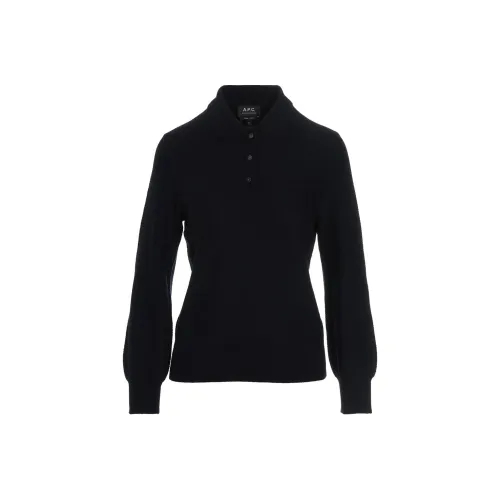 A.P.C Черное Женское Поло