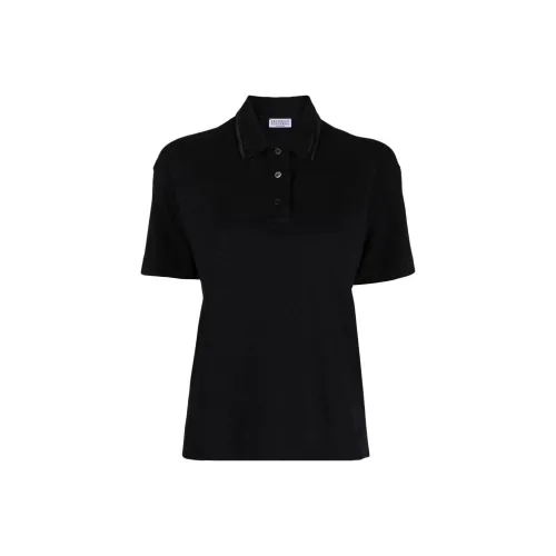 Brunello Cucinelli Черное Женское Поло