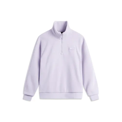 LINING Sports Trend Series Толстовка Женская Морская соль Фиолетовая