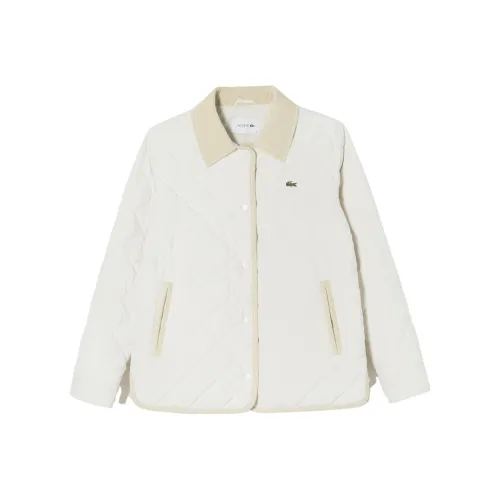 LACOSTE Серый Белый Женские Куртки