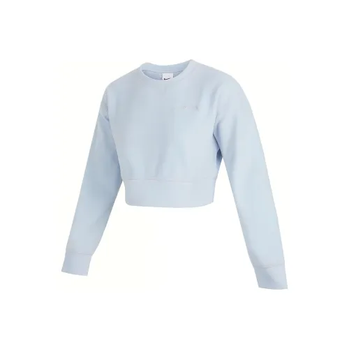 NIKE Синий Женские Свитшоты