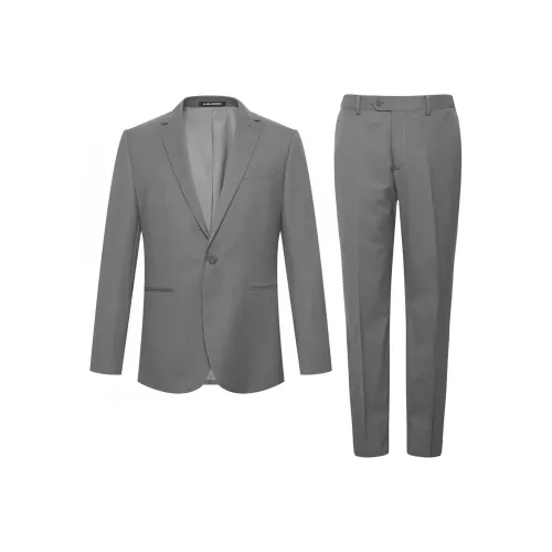 LESS IS MORE Бизнес-костюм мужской цвет железно-серый