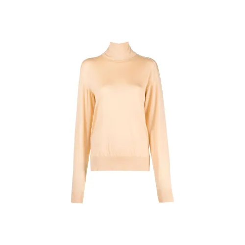 JIL SANDER Светло-оранжевый Женские кашемировые свитеры