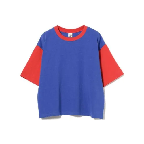 BEAMS Bespoke 2 Тон Crazy T Рубашка T Рубашка Женские