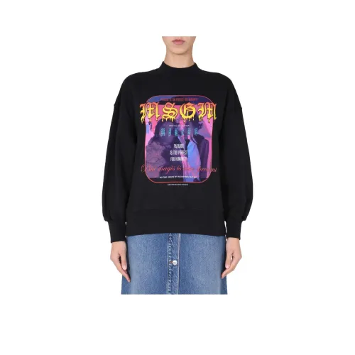 MSGM Черные Женские Свитшоты