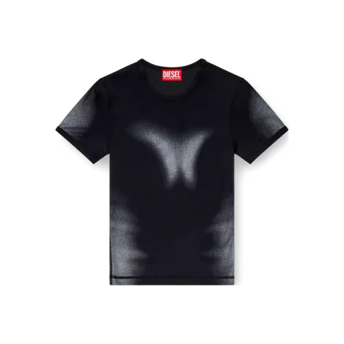 DIESEL Черные Женские Футболки